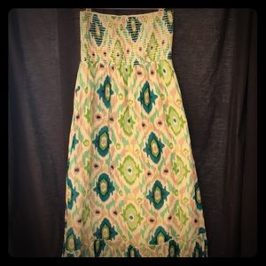 Fun bright maxi dress